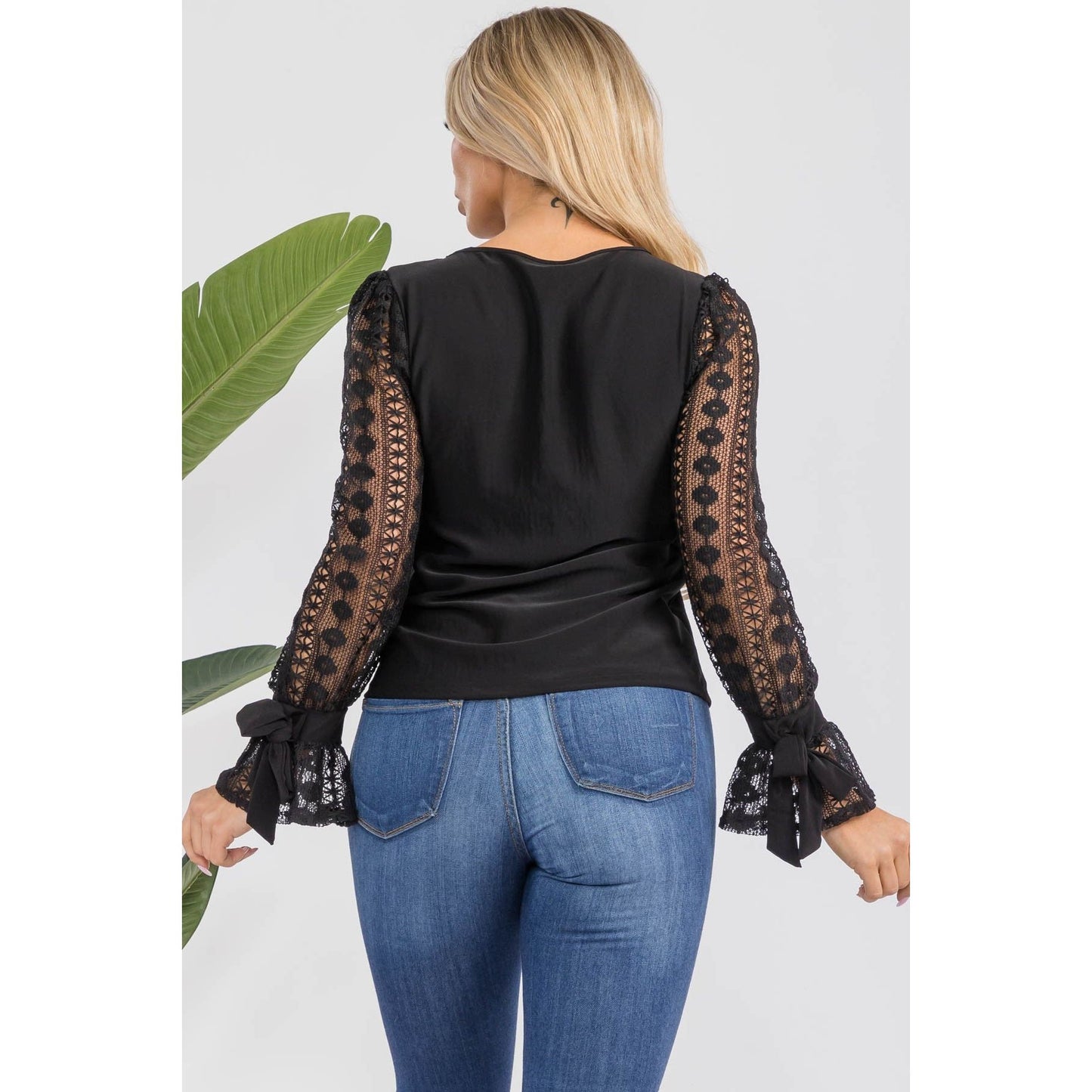 Round Neck Long Sleeve Top - HelenPam
