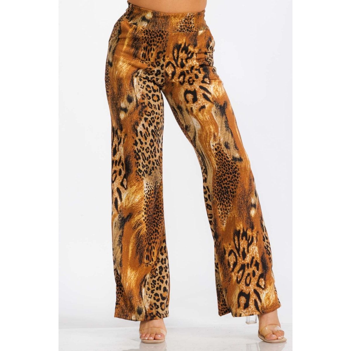 Stretch Animal Print Pants