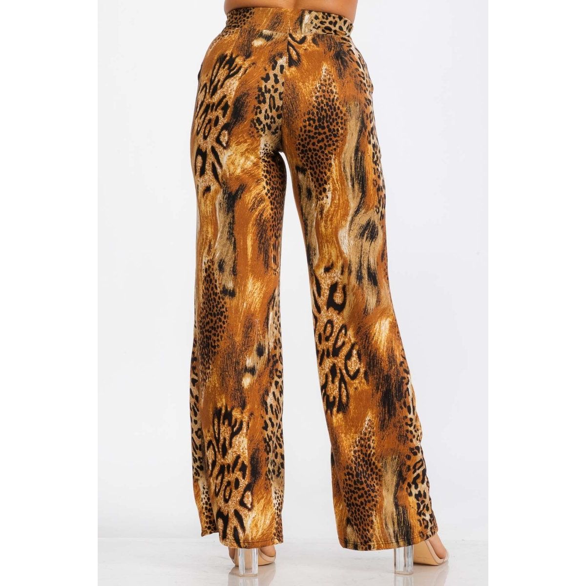 Stretch Animal Print Pants