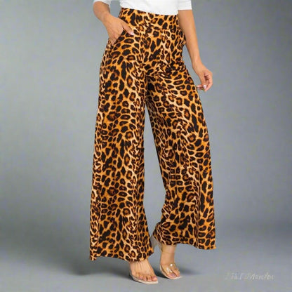 Animal Print Palazzo