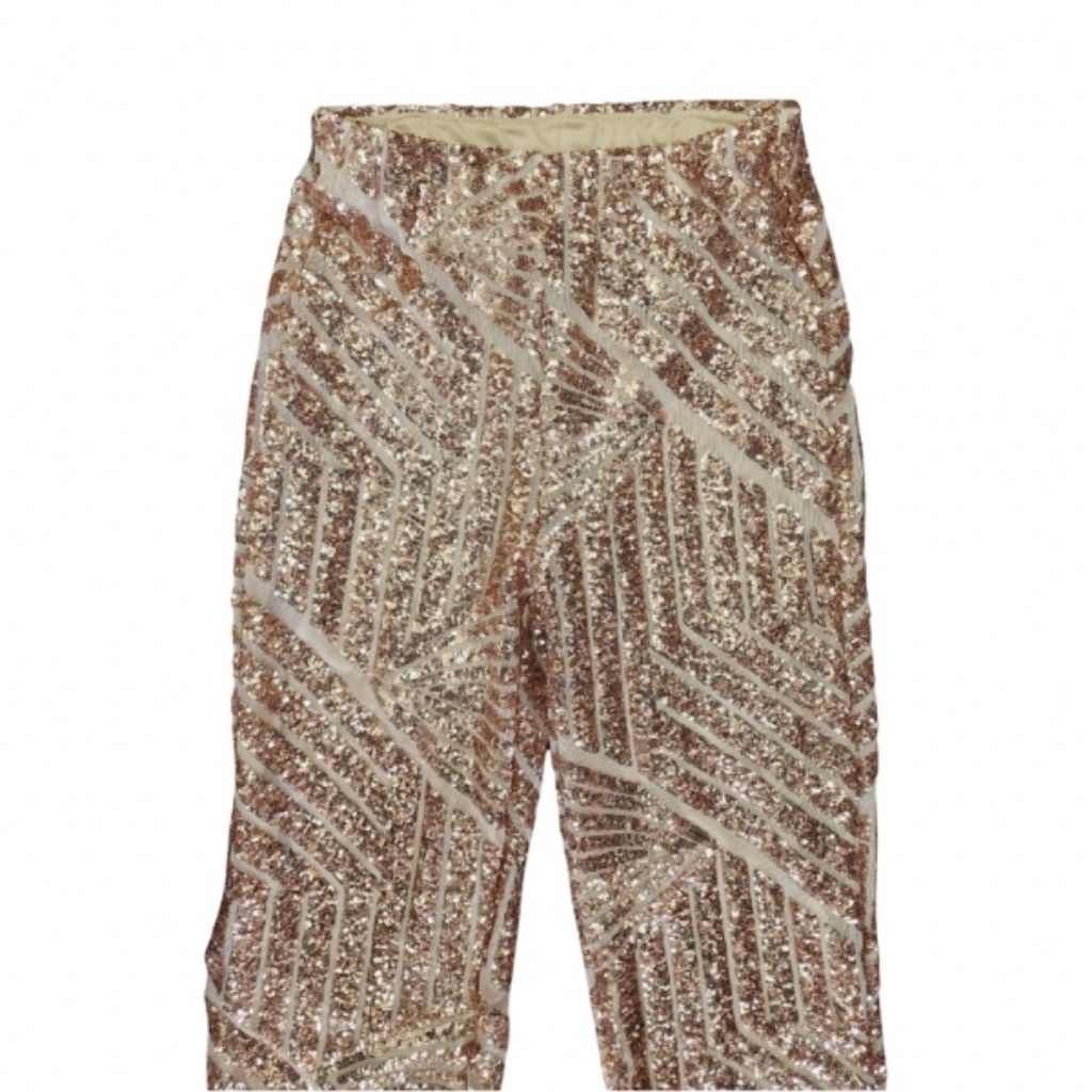 Sequin Patterned Pants