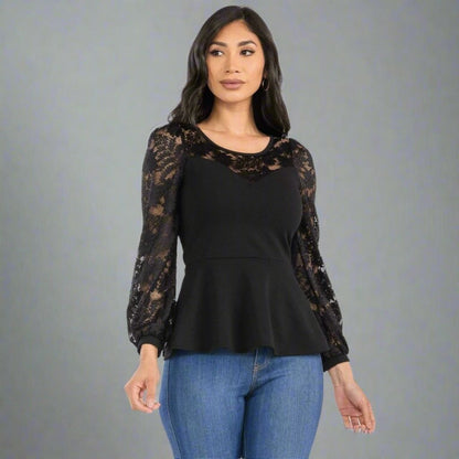 Round Neck Lace Top