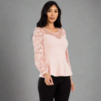 Round Neck Lace Top