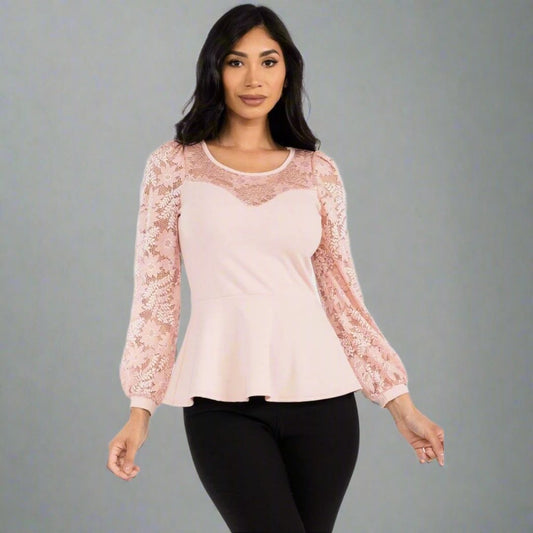 Round Neck Lace Top