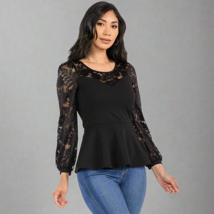 Round Neck Lace Top