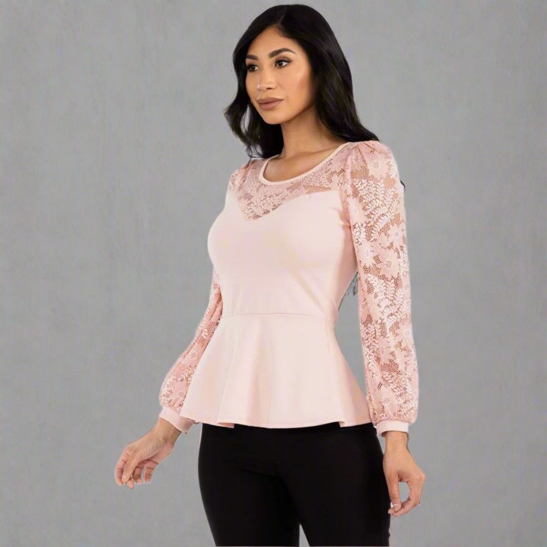 Round Neck Lace Top