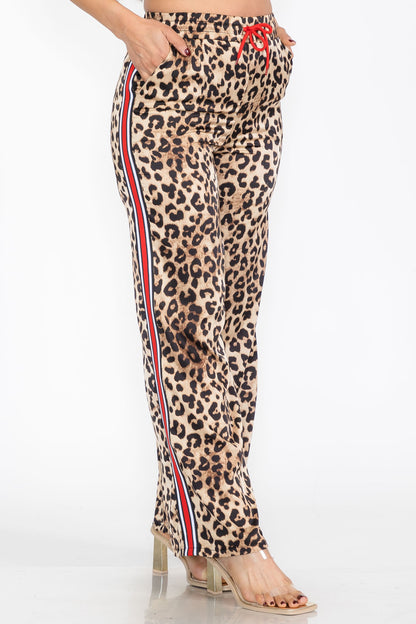 Cheetah Track Pants