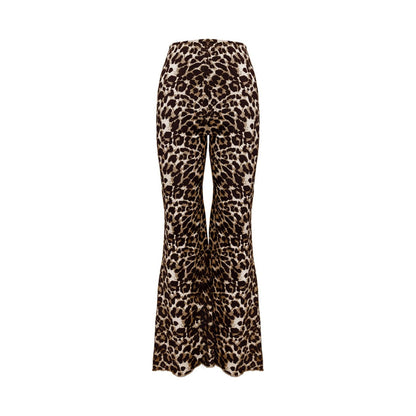 Leopard Flare Pants